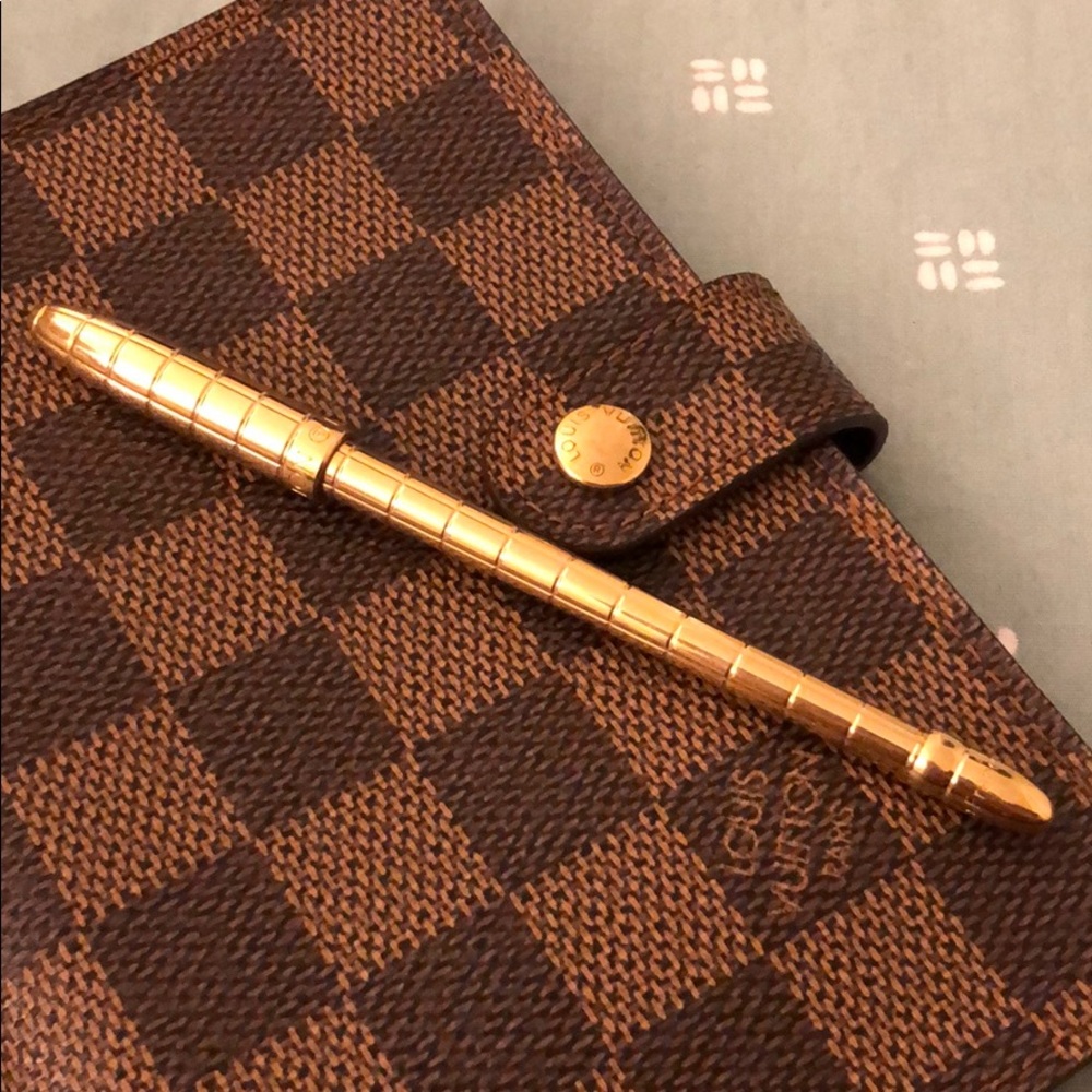Louis Vuitton Gold Pen Pencil for Agenda PM